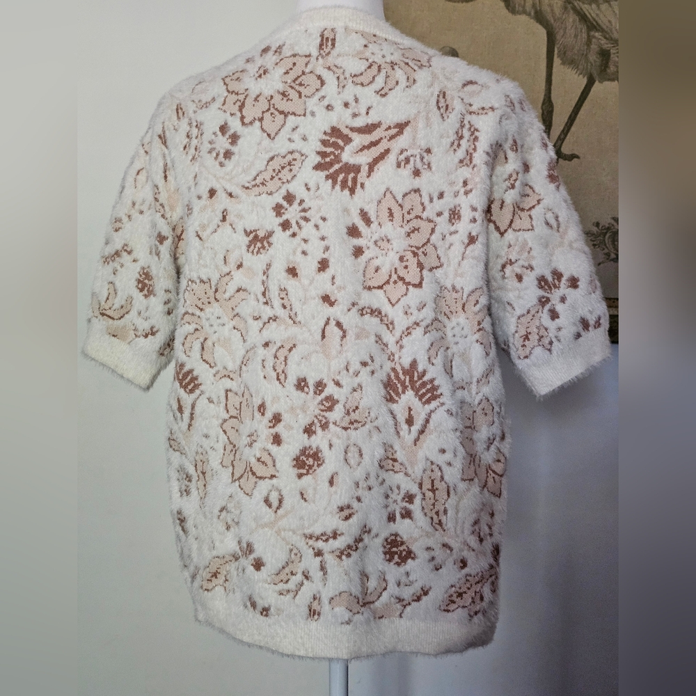Rachel Zoe Short Sleeve Sweater Top Size XL - Picture 7 of 14